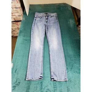 MOTHER Light Blue Ankle & Cropped Jeans